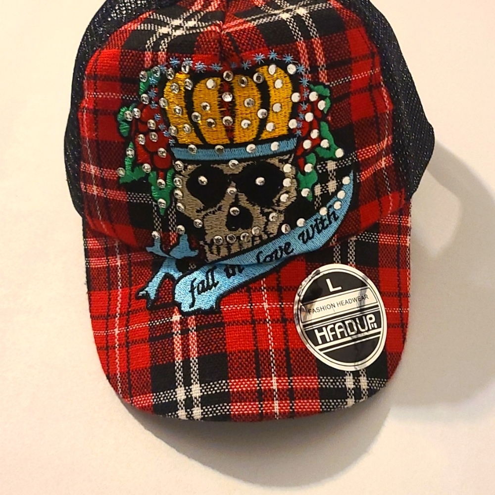 Plaid hat - Picture 1 of 2
